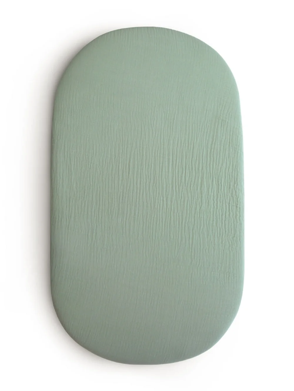 New Mushie Roman Green Bassinet Sheet